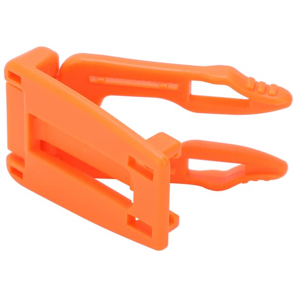 10 stk Multifunksjons Molle Webbing Strap Spenneklips Avtakbar ryggsekk Koblingsspenner (oransje)