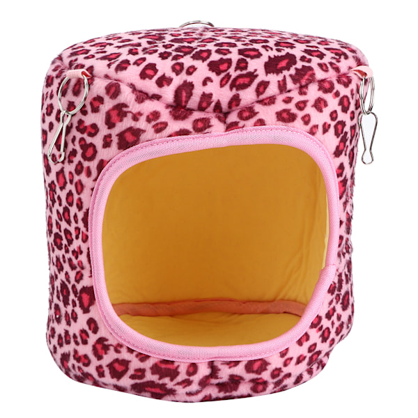 Bomullsdjur hamster varm hängmatta hängande sovbo för ekorre igelkott marsvin Chinchilla kaniner Rosa leopard