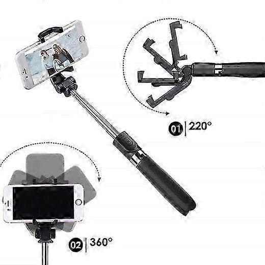 2026 Egnet Bluetooth Selfie Stick Tripod Udtrækkelig Stang Smartphone Holder