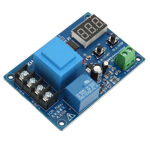 XH M602 Laddningskontrollmodul LED-skärm Litiumbatteriladdarskyddskort för industribilar