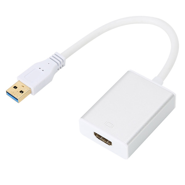 USB 3.0 till HDMI-kabeladapterkonverterare 1080P-skärm för PC/OS X HDTV-projektor
