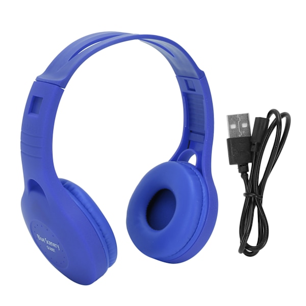 G58 Hodetelefoner med Bluetooth 5.0 Stereo Bluetooth-hodetelefoner for sportbruk (blå)