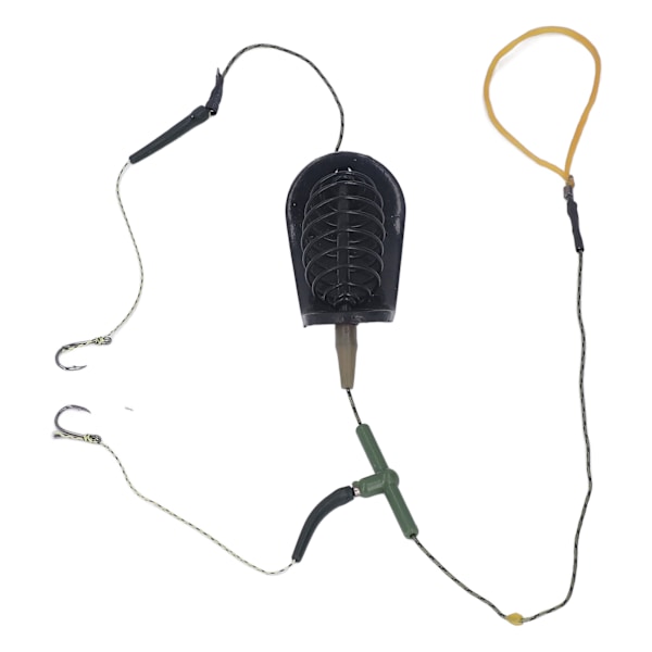 Fiskekrok Stark kraftbettbur Effektiv havfisk krok med metallsenk for karpe 60g / 2.1oz