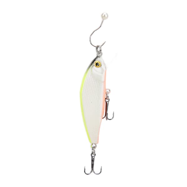Fiskedrag Mini Deep Diving 3D Ögon Minnow Fiskedrag Crankbaits för Sötvattensfiske 2#
