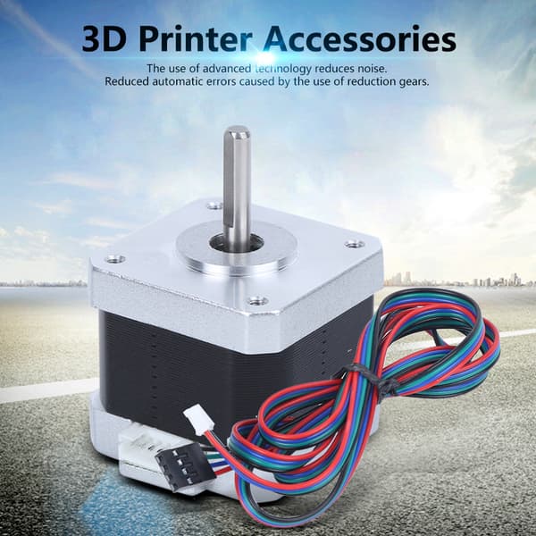 Professionel 17HS4401 17 legerings-stepmotor 4-leder udstyr Kompatibel med 3D-printer