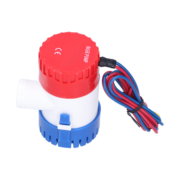 Länspump DC halvautomatisk strömbrytare Elektrisk liten dränkbar pump för avlopp Ger ström 12V/24V 350/500/750/1100GPH(12V 1100GPH)