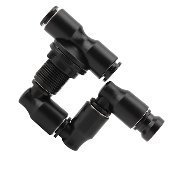 Reptiler Fogger Mist Sprinkler Justerbar för Rainforest Tank Pet Cooling System Svart