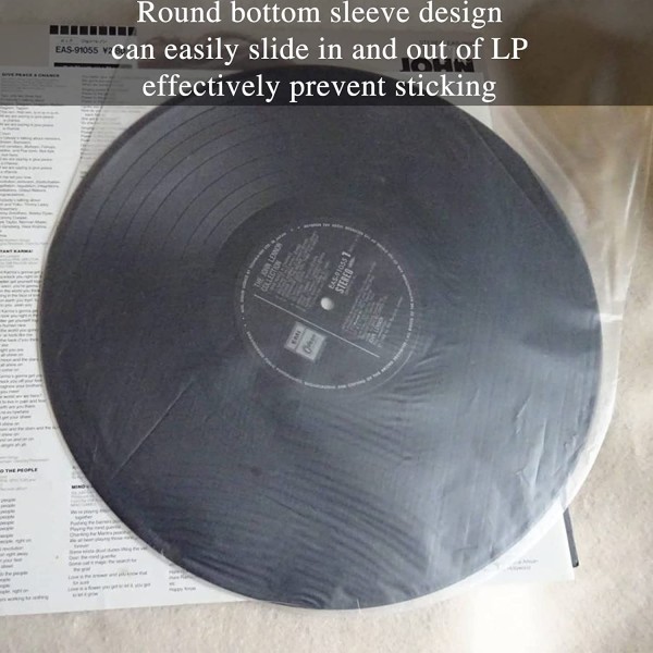 Vinylplatetilbehør, for plater, vinylplatelagring, 10 stk