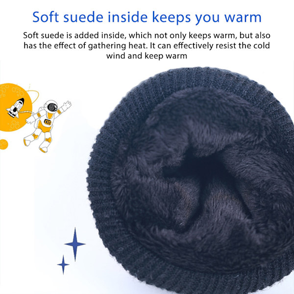 Snöhandskar för barn Vinterfodrade snövantar i fleece Vindtäta pekskärmsskidhandskar för flickor Pojkar snöhandskar för barn