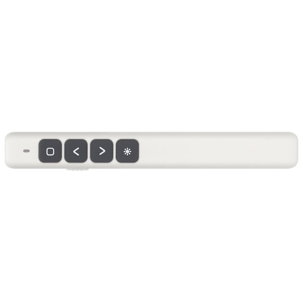 Esitys Clicker Integroitu magneettinen muotoilu Ergonomisesti vakaa Kaukosäädin Sivun kääntö Kynä kokoukseen Opetukseen Valkoinen