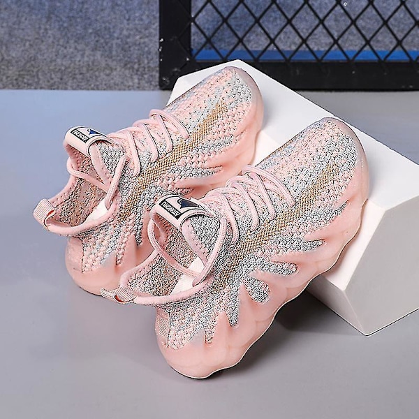 Åndbare Løbesko til Børn - Mode Sneakers Pink