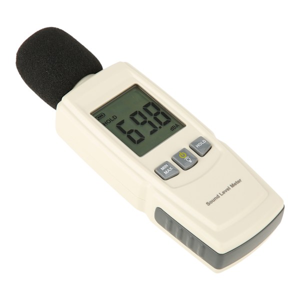 GM1352 Bärbar digital LCD-ljudnivåmätare Brustestare intervall från 30dB till 130dB decibel