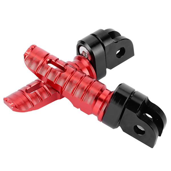 Motorcykel Fram Fotstöd Fram Vänster Höger Par Passar för Yamaha MT‑03 MT‑25 MT‑07 MT‑09 R3 XJ6Red