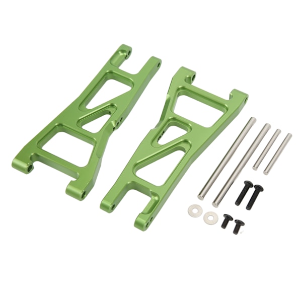 1 par Aluminiumlegering Framre Nedre Upphängningsarmar Svingarmar för ARRMA Typhon 1/10 RC Bil Uppgraderingsdelar Grön