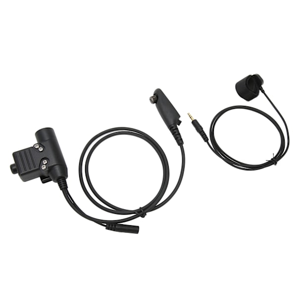 PTT-adapter med ryggklämma Push to Talk-headsetadapter för MOTOROLA Gp140 Gp320 Gp328 Gp329