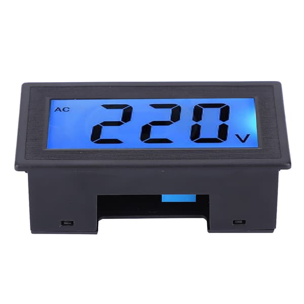 YB5135DB AC80500V To-leder LCD Display Digital Voltmeter Volt Panel Meter Spændingsmonitor Tester Måler