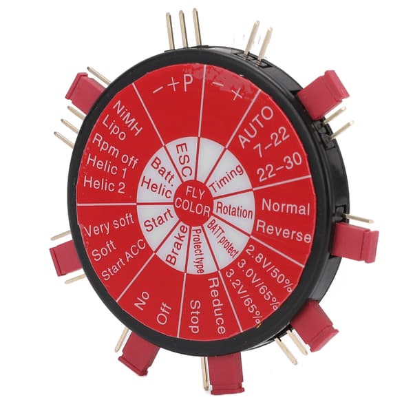 【NX】RC-programmeringskort Elektronisk hastighetskontroll ESC-programmeringskort Kompatibel med RC fly ESC
