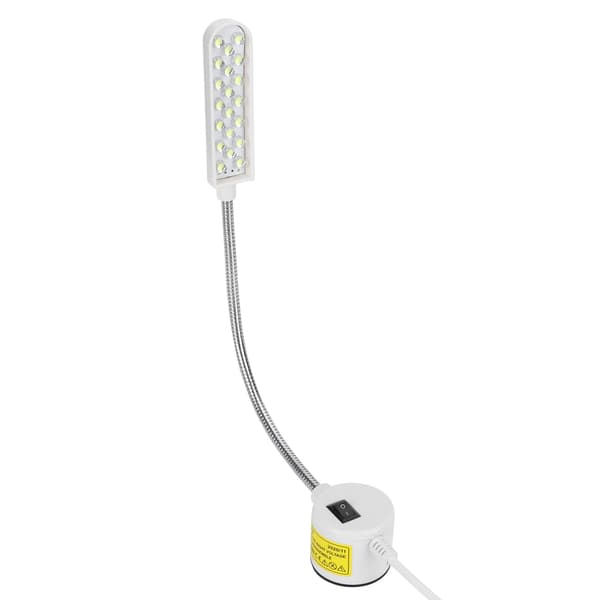 Symaskin LED 20 lys Energisparelampe Svanehals Arbeidslys EU AC 110-250V