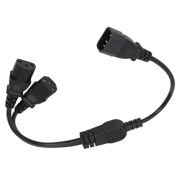 UPS Server C14 till 2 C13 Strömsladd C14 till 2 C13 Y Splitter Adapter Förlängning Strömkabel sladd för PC Bildskärmar Skrivare