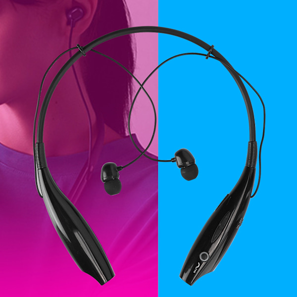 HV‑800 Bluetooth-hodetelefoner med nakkebånd Trådløse sammenleggbare bærbare stereolyd Støyreduserende Sporthodetelefoner
