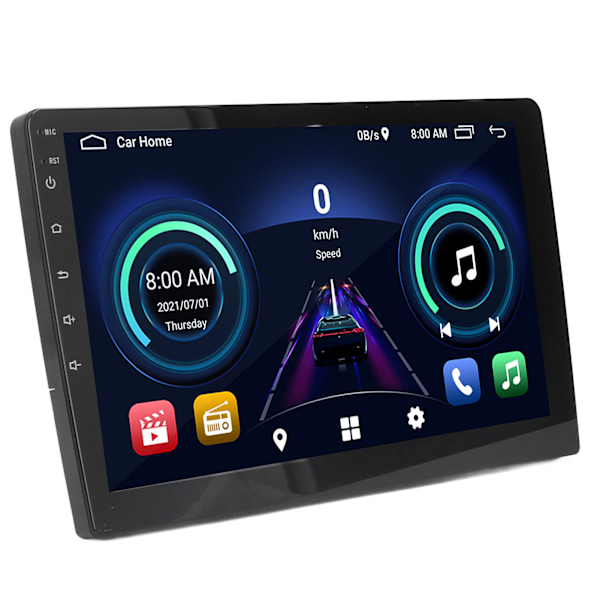 10 tommer Bil Navigation DVD CD-afspiller Lydmodtager Bluetooth 5.0 Universal til Android 10.1 System