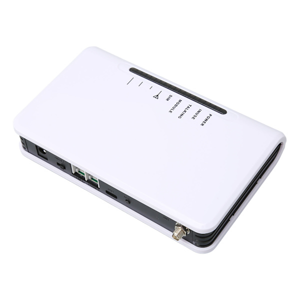 Fast trådløs terminal Quad Band 4G GSM-understøttet antipodal signal GSM Desktop Caller til kontor butik 100‑240V EU-stik