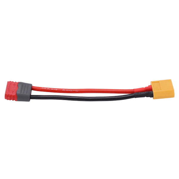 T-stik hun til XT60 han stik ledning 14AWG adapterkabel til RC Lipo batterilader