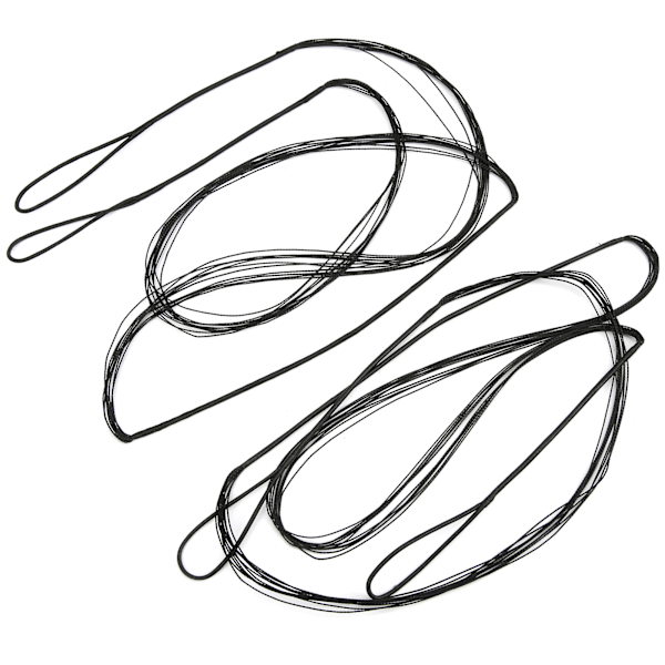 12 tråder Tradisjonell recurve bueskyting buesnor Polyester erstatningsbue snor