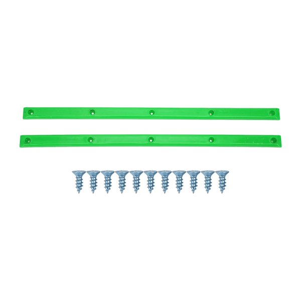 Rib Bones Rails Slitasje- og slitesterke, stabile, fleksible, blanke langbordsrails Rib BonesGreen
