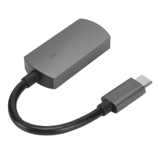 Typ C till HD Multimedia Interface Adapter 4K 30Hz Plug and Play Typ C Dockningsstation Kompatibel med mobiltelefoner Datorer Grå