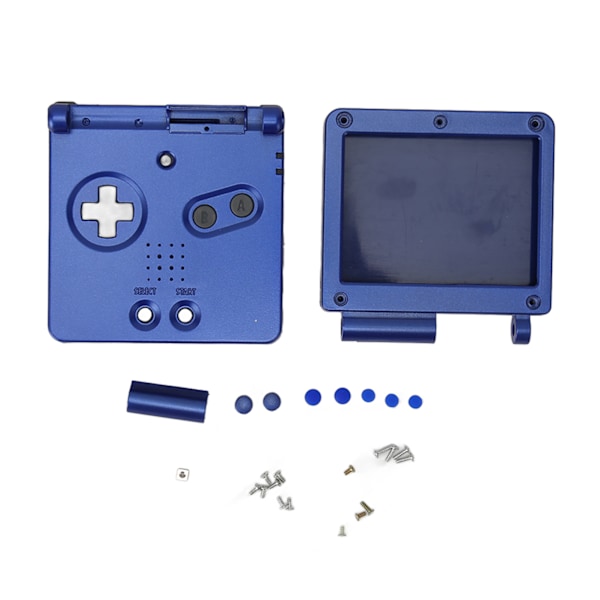 Spilkonsolskal til GBA SP Udskiftning Fuld Dele Husskal med Knapper til Gameboy Advance SP Blå