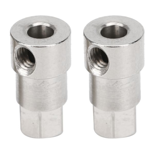 2 stk. metall bakakseldeler for 63 mm dekk Passer for WPL D12 1/10 RC lastebil (045S)