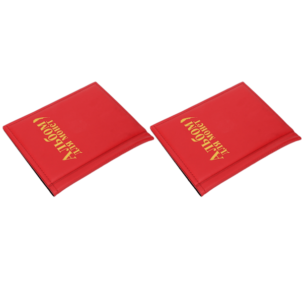 2 stk. Myntsamlingsbok for samlere, 250 lommer, dobbeltsidig, transparent, vanntett myntsamlingsholder for mynter