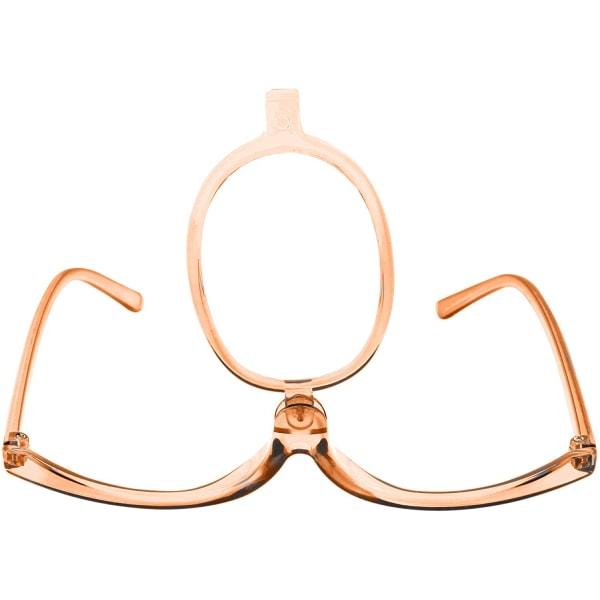 2-pack Förstoringsglasögon Sminkglasögon Ögonsminkning Kosmetiska läsglasögon för kvinnor Glasögon Flip Over Linsvikning (rosa, 2,25)