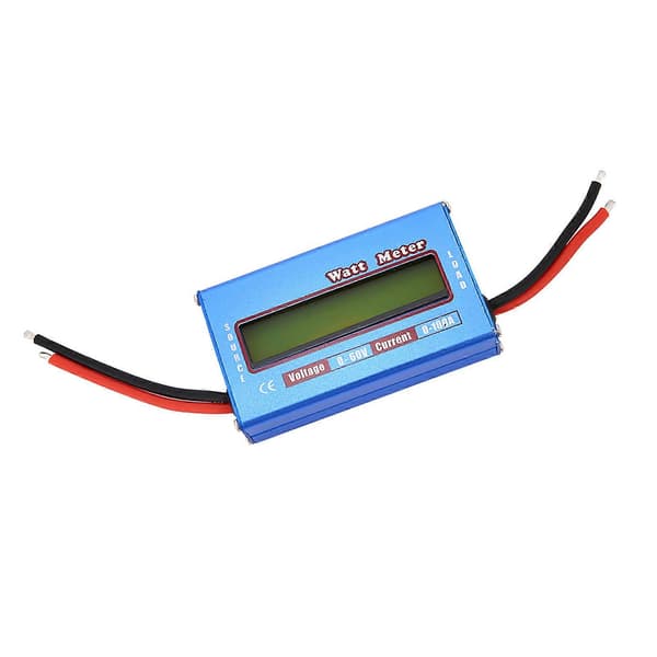 st/parti RC digitalt wattmeter wattmåler effektmåler controller DC 60V 100A balance spænding batteri