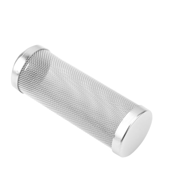 Aquarium Fish Tank Rostfritt stål Mesh Filter Net Case Cover Skydda Räkfisk (S Dia. 12mm)