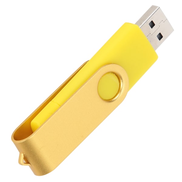 USB Flash Drive OTG U Disk Minnebrikke Penn Micro USB Datalagring Gul CW100408GB
