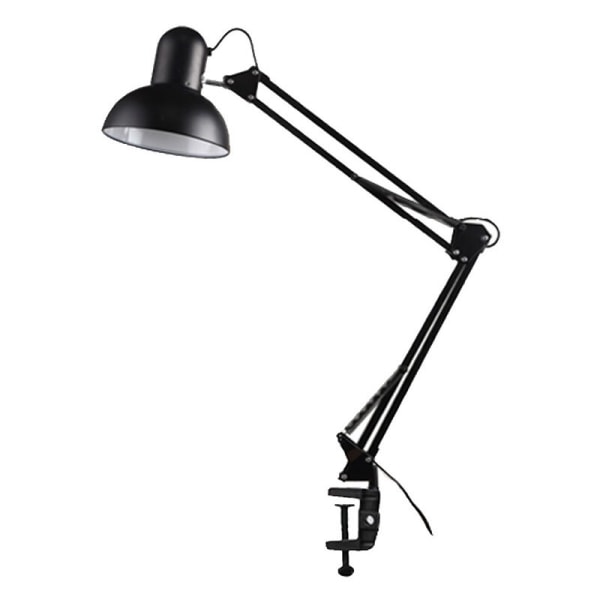 studera Skrivbordslampa Svart，Clip-on arbetslampa, LED-bordslampa med ögonskydd，HANBING