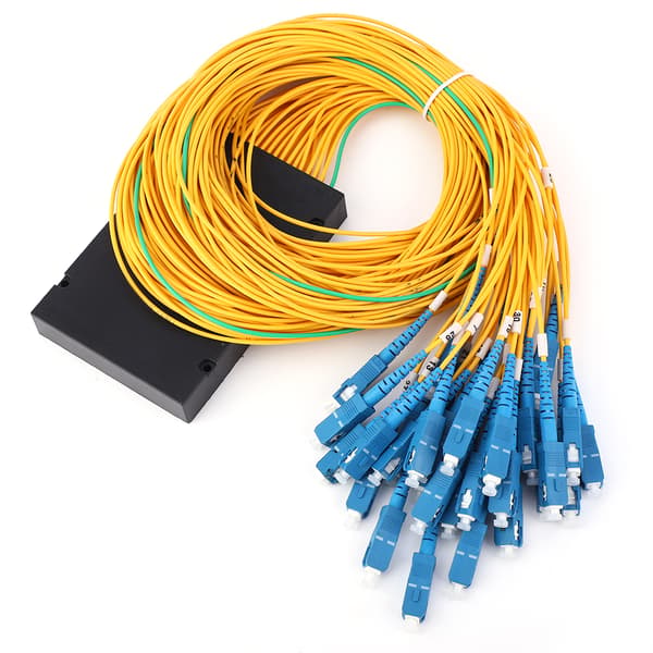 Singlemode Fiber Optic Splitter 1x32 PLC Splitter Modul med SC/UPC Gränssnitt