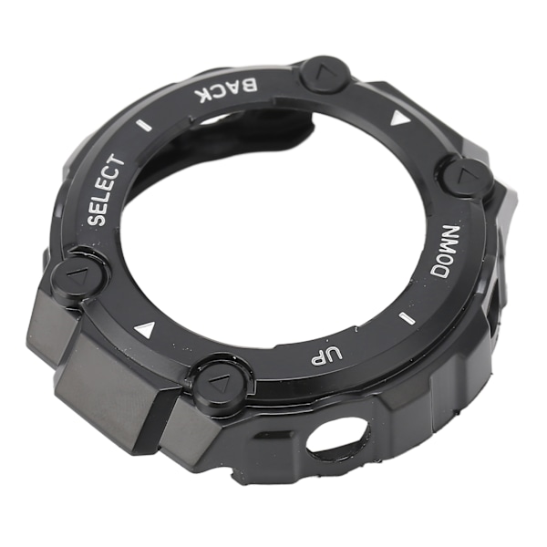 Plastbeskyttelsesett for Amazfit TRex Watch Edge Bumper Protective Shell Ram (svart skall hvitt ord)