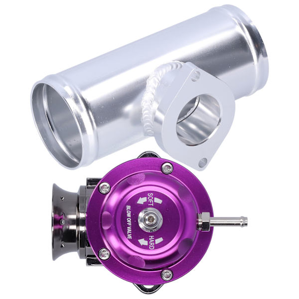 Alumiininen Turbo Blow Off -venttiili 2,5 tuuman laippaputkelle, TypeRS Universal SDDBOVGRSBL FPG250 (violetti)
