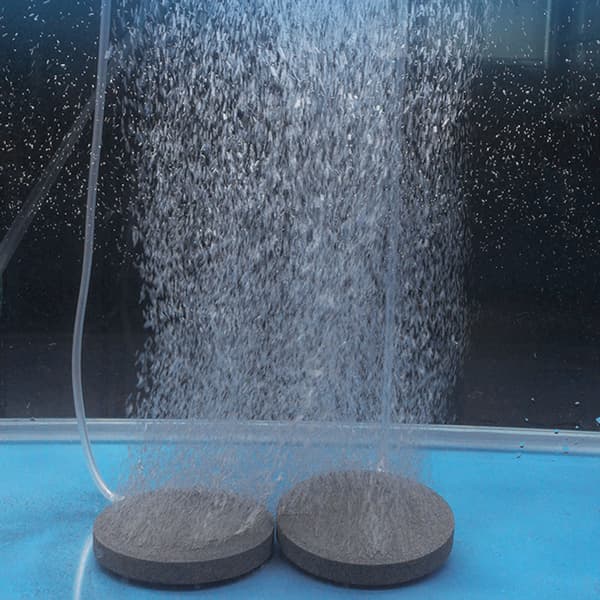 Bubble Stone Aerator Kompatibel med akvarium pump Hydroponisk syre mini luftpump 8 cm diameter