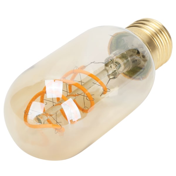 Vintage LED-lampa med dubbelspiral E27 4W LED flexibel glödtråd varmt ljus LED-lampa 220V guld