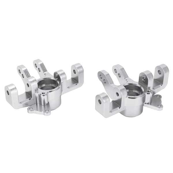 1 par aluminiumslegering forreste styrekåpe for LOSI SUPER BAJA REY 1/6 RC bil oppgraderingsdeler Sølv