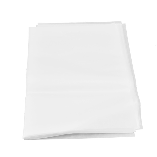 Bakning Silikonolja Papper Grill NonStick bakpapper för matlagning Stek Grillställ (Vit 20x30cm)