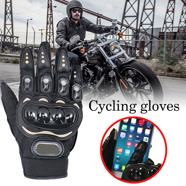 Anti-Halk Motorcykelhandskar Anti-Fall Off Road Handskar Skyddsutrustning för Händer