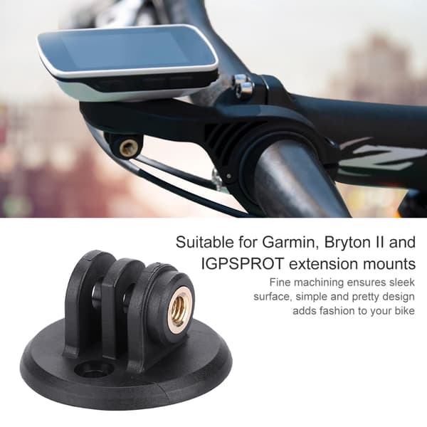 Sykkelstyrecomputerfeste Kameramontering for Gopro for Garmin Bryton II IGPSPROT