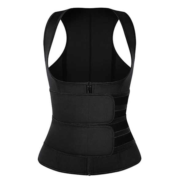 Kvinder Taljetræning Korset Lynlås Vest Justerbar Neopren Body Shaper Cincher Undertrøje Talje Shapewear