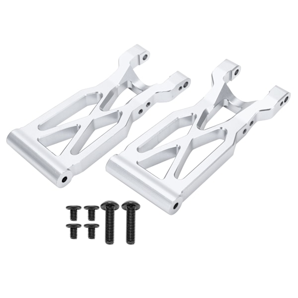 RC Takapenkki Alumiiniseos Takaheilausvarsi Päivitysosia Tarvikkeet Wltoys 104001 1/10 RC Autolle Hopea
