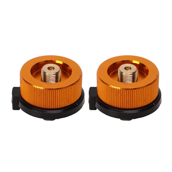 2 st Campingspisadapter Automatisk avstängning Nylon Koppar Aluminiumlegering Lättviktsbärbar propanadapter